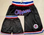 Los Angeles Clippers Black Just Don Shorts
