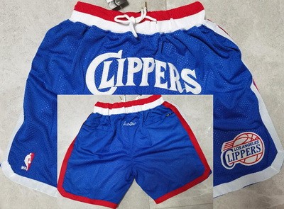 Los Angeles Clippers Blue Just Don Shorts