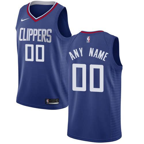Los Angeles Clippers Customized Blue Icon Swingman Nike Jersey