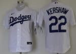Los Angeles Dodgers #22 Clayton Kershaw White 2020 Cool Base Jersey