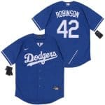 Los Angeles Dodgers #42 Jackie Robinson Blue 2020 Cool Base Jersey