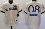 Los Angeles Dodgers #8 Enrique Hernandez Cream City Connect Limited Jersey
