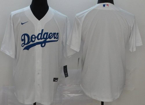 Los Angeles Dodgers Blank White 2020 Cool Base Jersey
