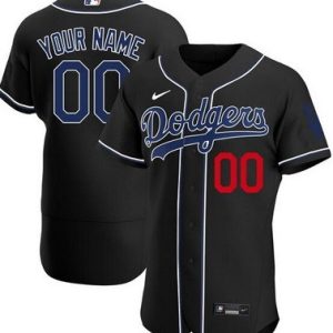 Los Angeles Dodgers Customized Black Authentic Jersey