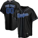 Los Angeles Dodgers Customized Black Cool Base Jersey