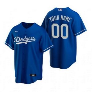 Los Angeles Dodgers Customized Blue Alternate 2020 Cool Base Jersey