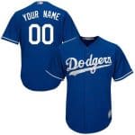 Los Angeles Dodgers Customized Blue Cool Base Jersey