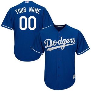 Los Angeles Dodgers Customized Blue Cool Base Jersey
