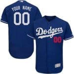 Los Angeles Dodgers Customized Blue FlexBase Jersey