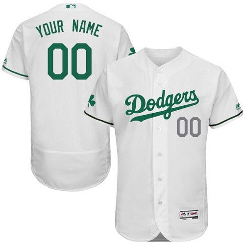 Los Angeles Dodgers Customized White Celtic FlexBase Jersey