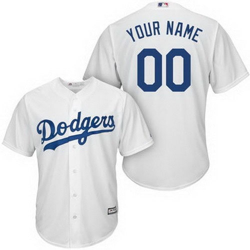 Los Angeles Dodgers Customized White Cool Base Jersey