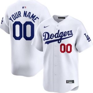 Los Angeles Dodgers Customized White Limited Jersey