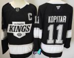 Los Angeles Kings #11 Anze Kopitar Black Alternate Authentic Jersey