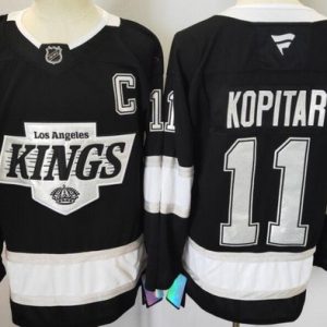 Los Angeles Kings #11 Anze Kopitar Black Alternate Authentic Jersey