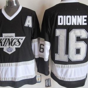 Los Angeles Kings #16 Marcel Dionne Black Throwback Jersey