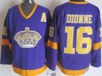 Los Angeles Kings #16 Marcel Dionne Purple Retro Jersey