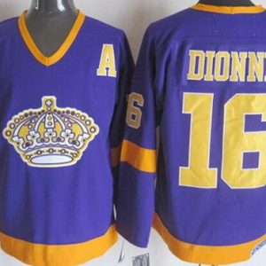 Los Angeles Kings #16 Marcel Dionne Purple Retro Jersey