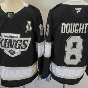 Los Angeles Kings #8 Drew Doughty Black Alternate Authentic Jersey
