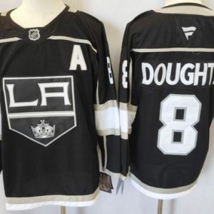 Los Angeles Kings #8 Drew Doughty Black Fanatics Authentic Jersey