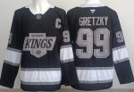 Los Angeles Kings #99 Wayne Gretzky Black Alternate Authentic Jersey