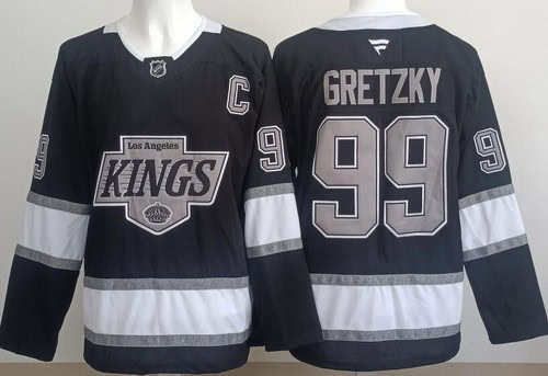 Los Angeles Kings #99 Wayne Gretzky Black Alternate Authentic Jersey