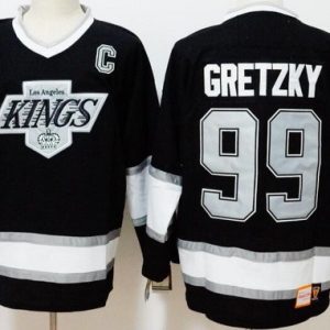 Los Angeles Kings #99 Wayne Gretzky Black Throwback Jersey
