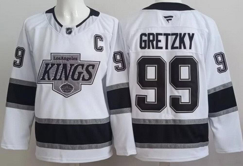 Los Angeles Kings #99 Wayne Gretzky White Authentic Jersey