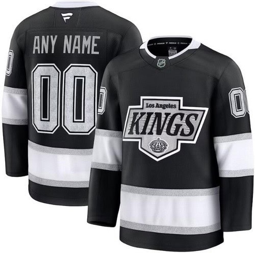 Los Angeles Kings Customized Black Fanatics Authentic Jersey
