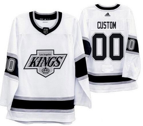 Los Angeles Kings Customized White Authentic Jersey