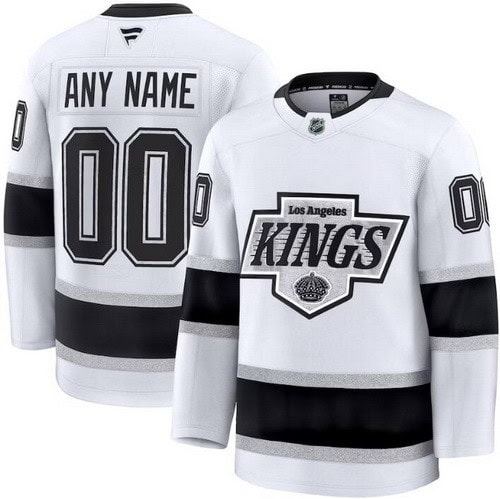 Los Angeles Kings Customized White Fanatics Authentic Jersey