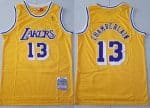 Los Angeles Lakers #13 Wilt Chamberlain Yellow 1971 Throwback Swingman Jersey