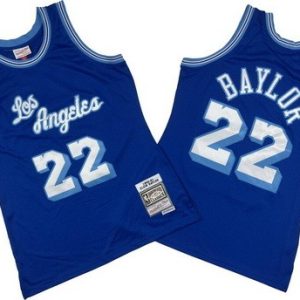 Los Angeles Lakers #22 Elgin Baylor Blue 1960 Throwback Swingman Jersey