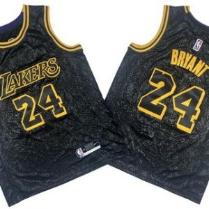 Los Angeles Lakers #24 Kobe Bryant Black City Icon Swingman Jersey