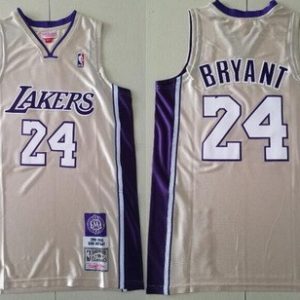 Los Angeles Lakers #24 Kobe Bryant Gold 2016 Hall of Fame Swingman Jersey