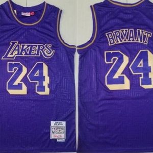 Los Angeles Lakers #24 Kobe Bryant Purple 1996 Hardwood Classics Swingman Jersey