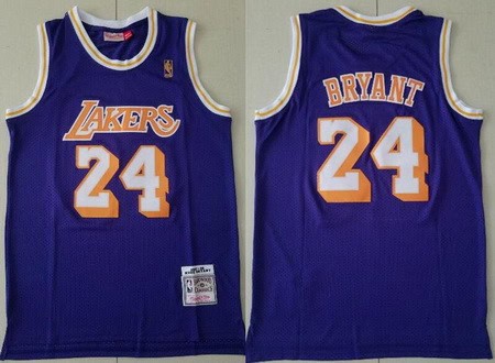 Los Angeles Lakers #24 Kobe Bryant Purple 2007 Throwback Swingman Jersey