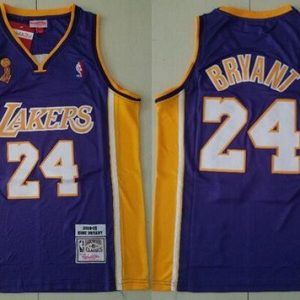 Los Angeles Lakers #24 Kobe Bryant Purple 2008 Champions Swingman Jersey