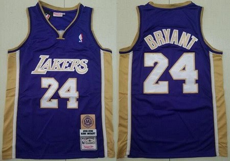 Los Angeles Lakers #24 Kobe Bryant Purple 2020 Hall of Fame Commemorative Swingman Jersey