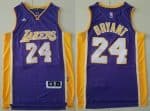 Los Angeles Lakers #24 Kobe Bryant Purple Adidas Swingman Jersey