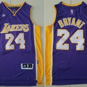 Los Angeles Lakers #24 Kobe Bryant Purple Adidas Swingman Jersey