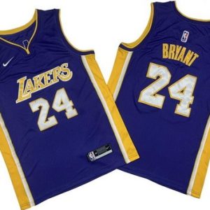 Los Angeles Lakers #24 Kobe Bryant Purple Icon Swingman Jersey