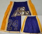 Los Angeles Lakers #24 Kobe Bryant Purple Just Don Shorts