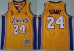 Los Angeles Lakers #24 Kobe Bryant Yellow 2008 Champions Swingman Jersey