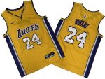 Los Angeles Lakers #24 Kobe Bryant Yellow 2021 Icon Swingman Jersey