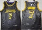Los Angeles Lakers #7 Carmelo Anthony Black City Icon Swingman Jersey