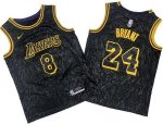Los Angeles Lakers #8#24 Kobe Bryant Black City Icon Swingman Jersey