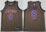 Los Angeles Lakers #8 Kobe Bryant Brown Icon Sponsor Swingman Jersey
