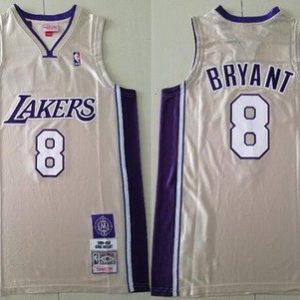 Los Angeles Lakers #8 Kobe Bryant Gold 2016 Hall of Fame Swingman Jersey