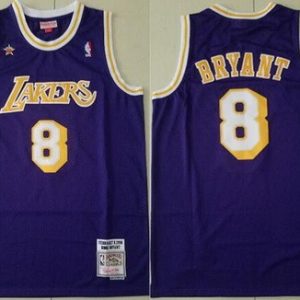 Los Angeles Lakers #8 Kobe Bryant Purple 1998 All Star Throwback Swingman Jersey
