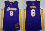 Los Angeles Lakers #8 Kobe Bryant Purple Retire Limited Swingman Jersey